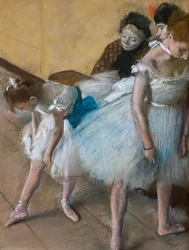 Danse eksamen. 1880. Pastel på papir.