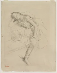 Danser i hvile, ca. 1895.