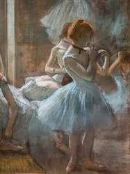Dansere (detaljer). 1884-1885. Pastel på papir.