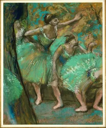 Dancers (pastel på papir)