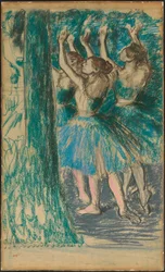 Gruppe af dansere, ca. 1898