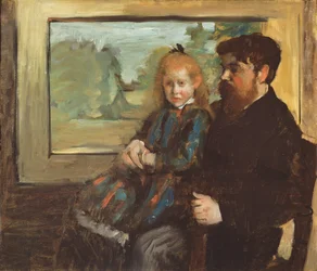 Henri Rouart og hans datter Helene, 1871-72