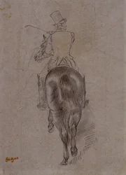 Jæger på en hest