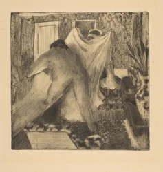Forlader badet, 1879-80.