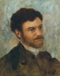 Portræt af en Mand; Portrait d"homme, ca. 1868-1872