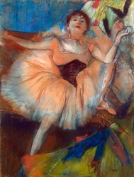 Siddende danser, 1879-1880.