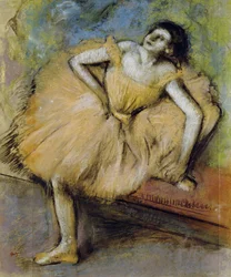Siddende danser, ca. 1894