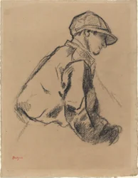 Studie af en jockey, ca. 1884