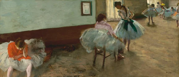 Danselektionen, ca. 1879.
