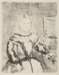 Infanta Margarita, efter Velázquez, 1862-64.