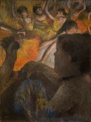 Logen. 1885. Pastel på papir.