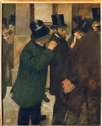 The Paris Stock Exchang (olie på lærred)