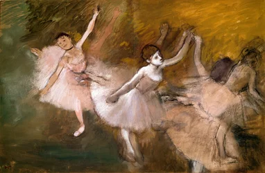Tre dansere (pastel)