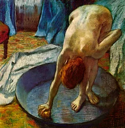 Kvinde i et badekar, 1886