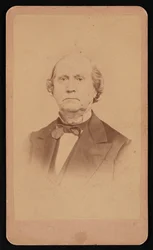 Portræt af Ezra Bartlett French 1810-1880, før 1880.