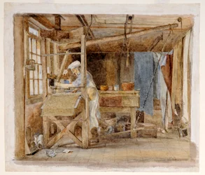 Bloktryk hos Jeffrey og Co., Liverpool Road, Islington, London, ca. 1880 (akvarel på papir)