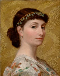 Gay, datter af Sir Augustus Berkeley Paget KCB (olie på lærred)