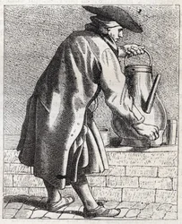 Kaffehandleren - Pepetit metier de Paris (Studier taget i det lavere folk eller Paris
