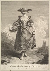 Bondekvinde fra omkring Ferrara, 1734.