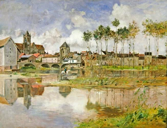 Moret-sur-Loing (olie på lærred)