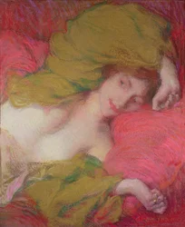 Farniente (pastel på papir)