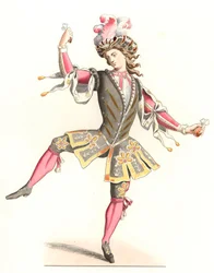 Fransk i dansekostume