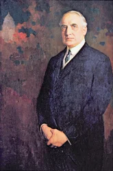Warren G. Harding (1865-1923) (farve litho)