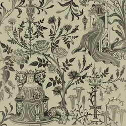 Lords & Ladies april 1928 (gouache på papir)
