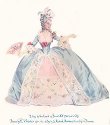 Dame ved Louis XV