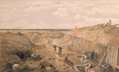Grøft af Bastion Du Mat, 1856
