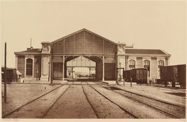 Toulon, Gare (Toulon, togstation),1861 eller senere (foto)