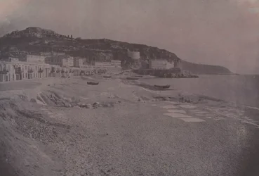 Ponchettes i Nice, ca. 1855.