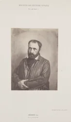 Portræt af Paul Chenavard, fra serien "Histoire des Artistes Vivants"