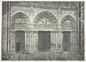 Hovedportal, katedralen i Chartres