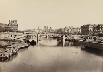 Solferino-broen, Paris, ca. 1860 (foto)