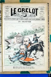 Omslag til "" Le Grelot"", nummer 1337, Satirisk i farver