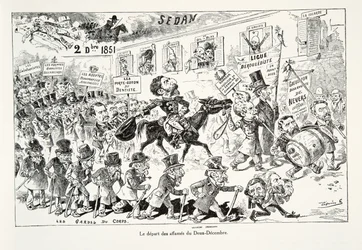 The Departure of the Hungry den 2. december fra History of the Third Republic, Vol. I, Politisk Historie, udg. 1933