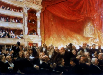 Et interval med Comedie Francaise, 1886