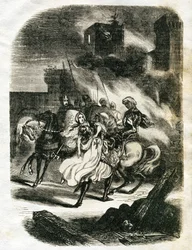 Illustration til Ivanhoe (radering)