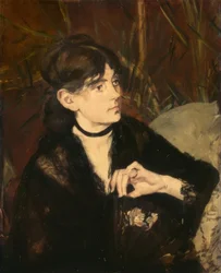 Berthe Morisot holder en fan