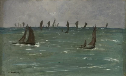 Både ved Berck-sur-Mer