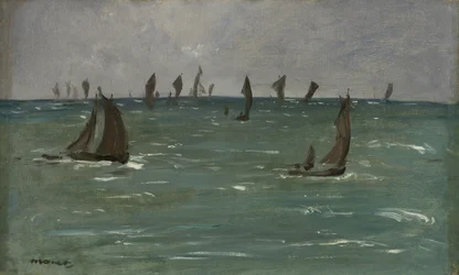 Både ved Berck-sur-Mer