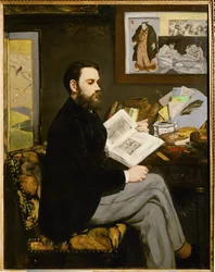 Emile Zola (olie på lærred)