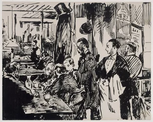 På caféen (første version)