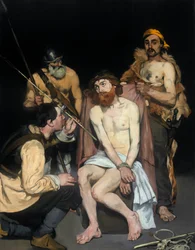 Jesus hånet af soldaterne