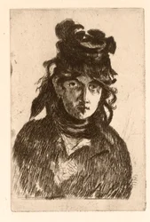 Portræt af Berthe Morisot