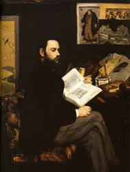 Portræt af Emile Zola