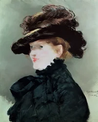 Portræt af Mery Laurent (1849-1900) 1882 (pastel på papir)