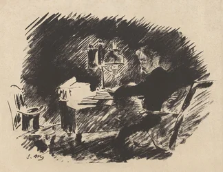 Under lampen, fra Stéphane Mallarmés oversættelse af Edgar Allan Poes "Ravnen"