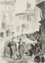 Barrikaden, 1871, trykt 1884